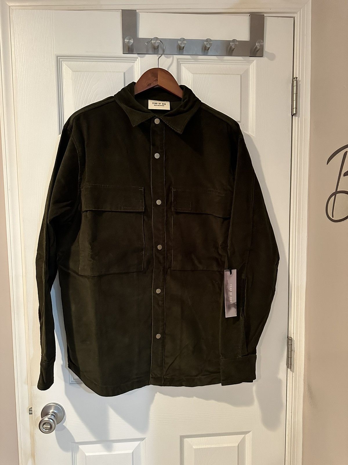 Fear of God Fear of God corduroy forest green shirt jacket Size US S / EU 44-46 / 1 - 6 Thumbnail