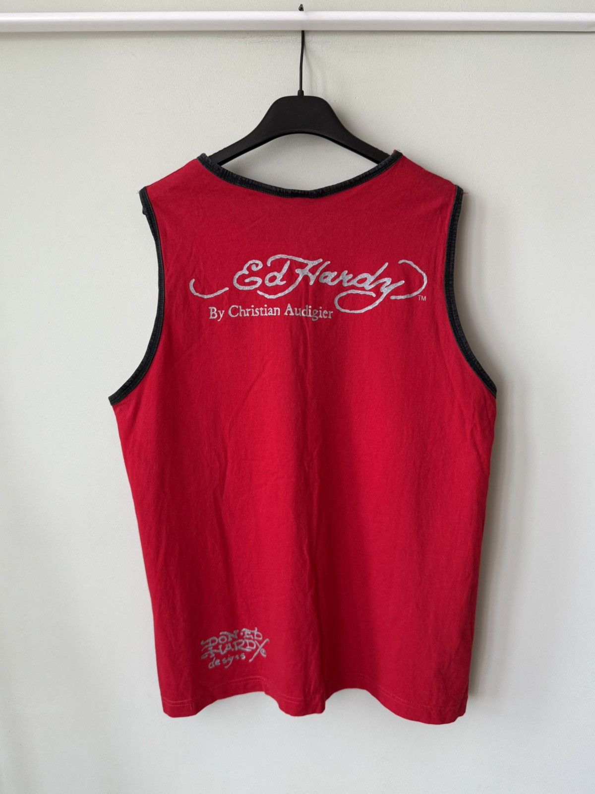 Ed Hardy Ed Hardy by Christian Audigier tank top sleeveless tshirt Size US L / EU 52-54 / 3 - 2 Thumbnail