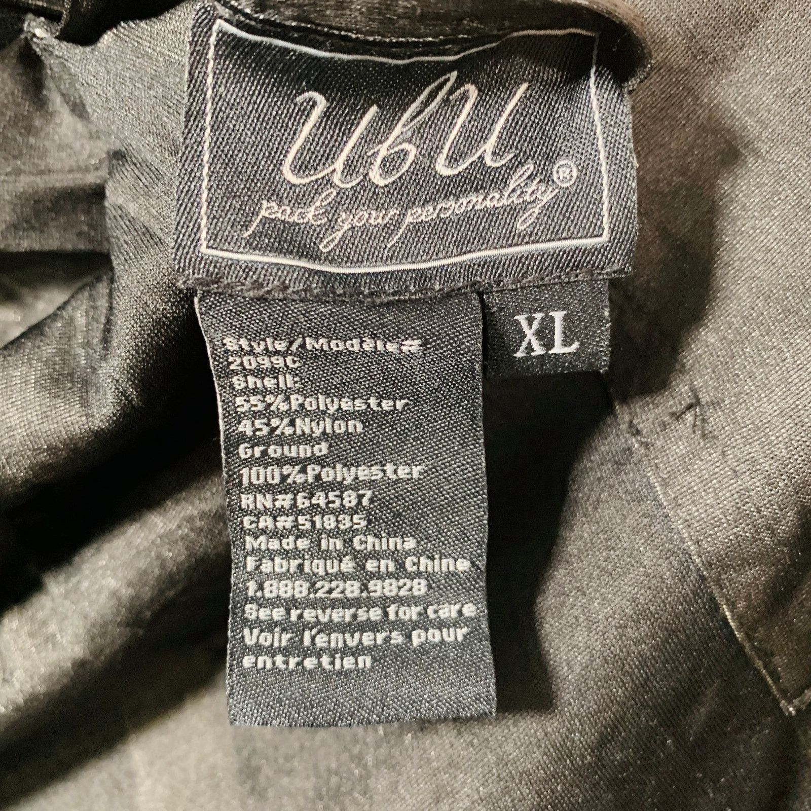 Other UBU XL Polyester Blend Gingham Reversible Wide Collar Coat Size XL / US 12-14 / IT 48-50 - 6 Thumbnail