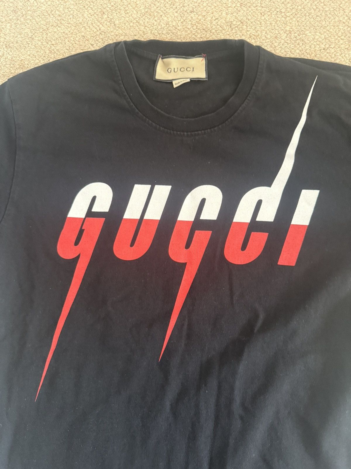 Gucci Gucci two tone logo shirt Size US S / EU 44-46 / 1 - 2 Thumbnail
