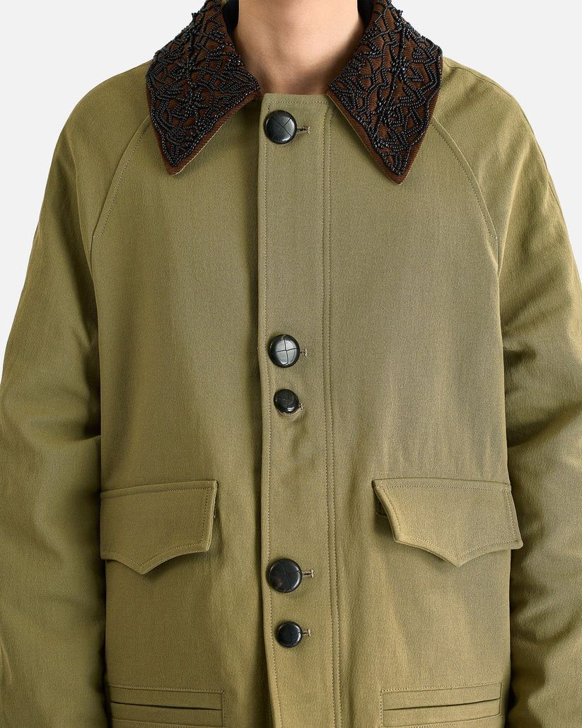 Namacheko o1s1v1r1oon0825 Evan Leather Vest in Olive Green/Pistachio Size US M / EU 48-50 / 2 - 5 Thumbnail