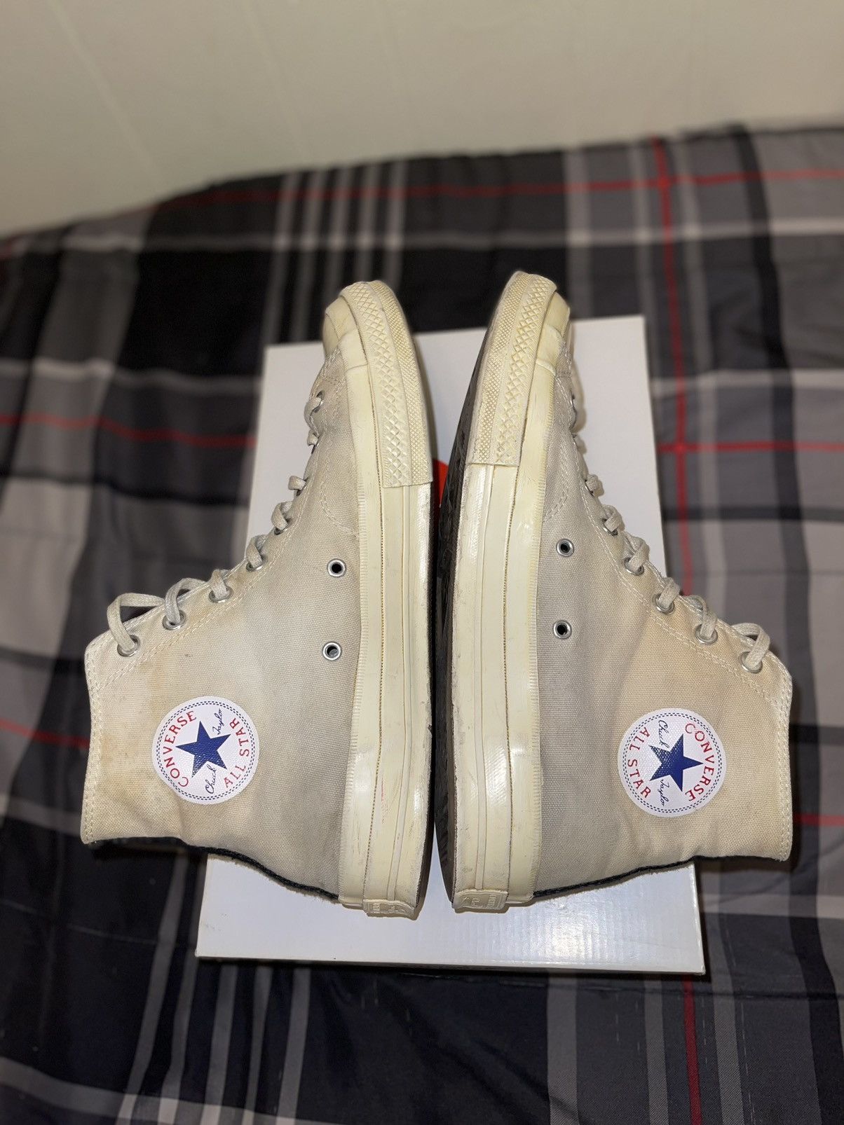 Comme des Garcons Comme Des Garçons Play x Converse Chuck Taylor High Top Size US 11 / EU 44 - 6 Thumbnail
