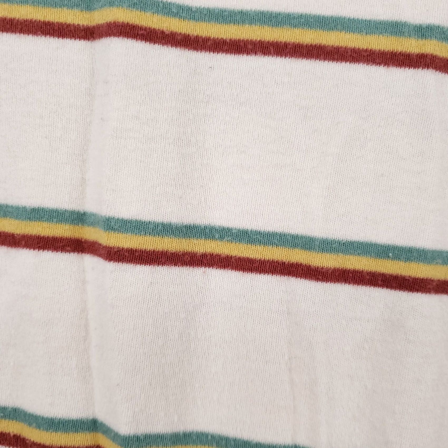 Madewell Madewell Jogger Womens L Large White MWL Striped Stretch Knit Lounge High Rise Pants Size 36" / US 14 / IT 50 - 4 Thumbnail