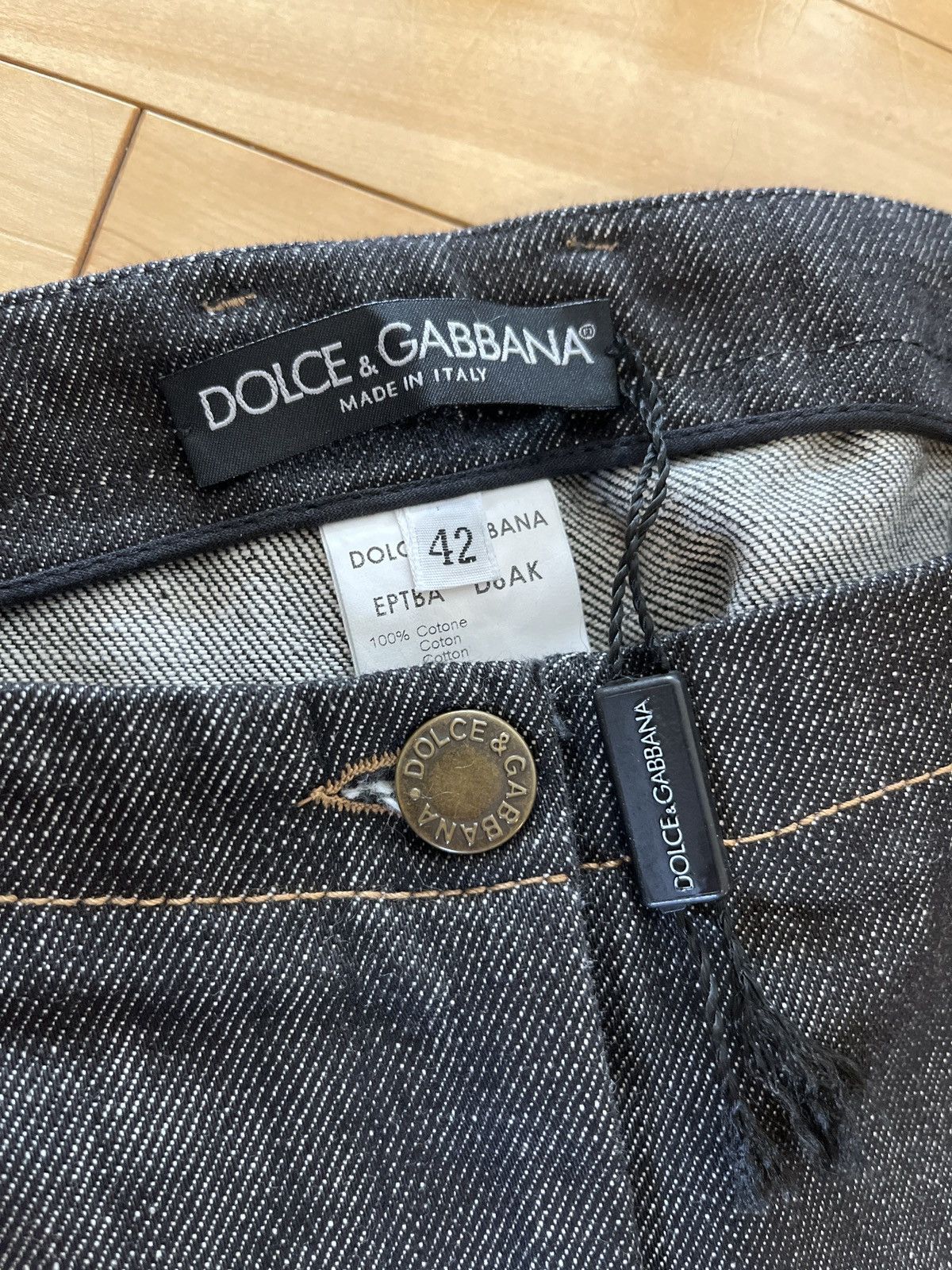 Dolce & Gabbana Dolce & Gabbana Butterfly Jeans Size 28" / US 6 / IT 42 - 4 Thumbnail