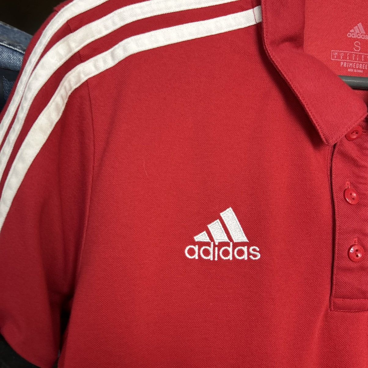 Adidas Mens Adidas FC Manchester United Training soccer polo Size US S / EU 44-46 / 1 - 3 Thumbnail