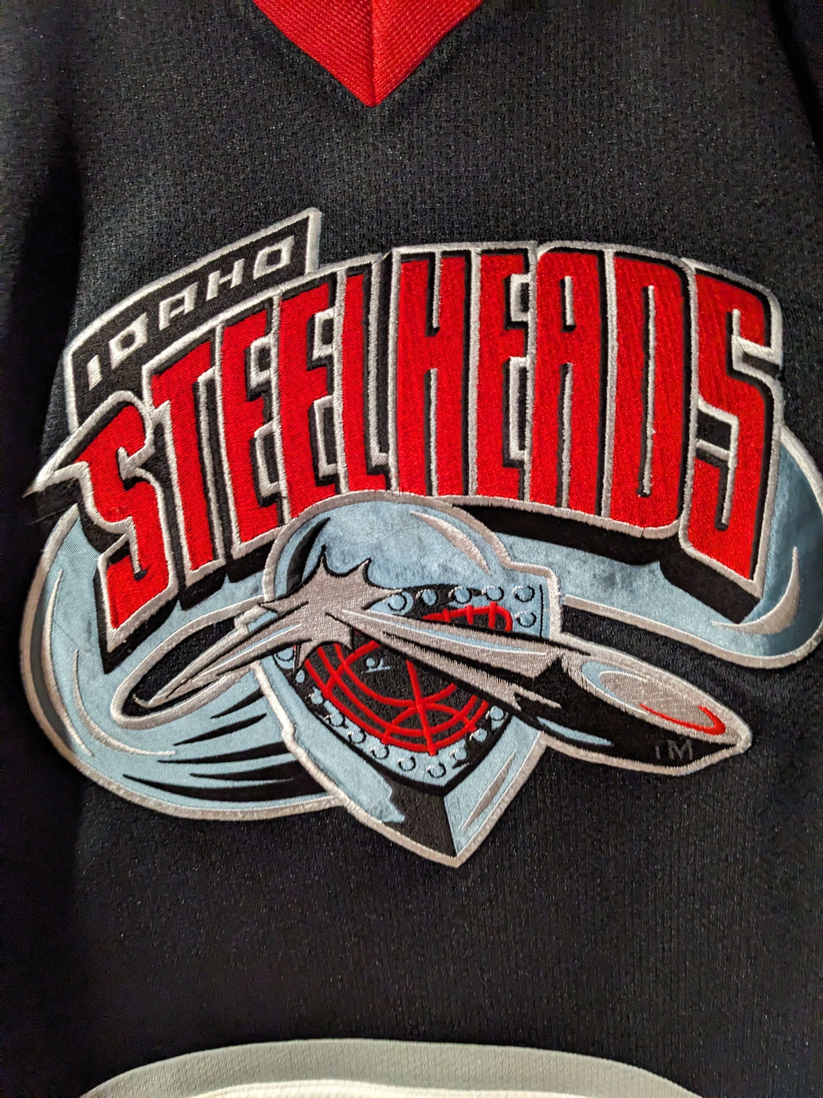 NHL × Vintage Vintage Idaho Steelheads ECHL Youth Small Hockey Jersey Size US S / EU 44-46 / 1 - 2 Thumbnail