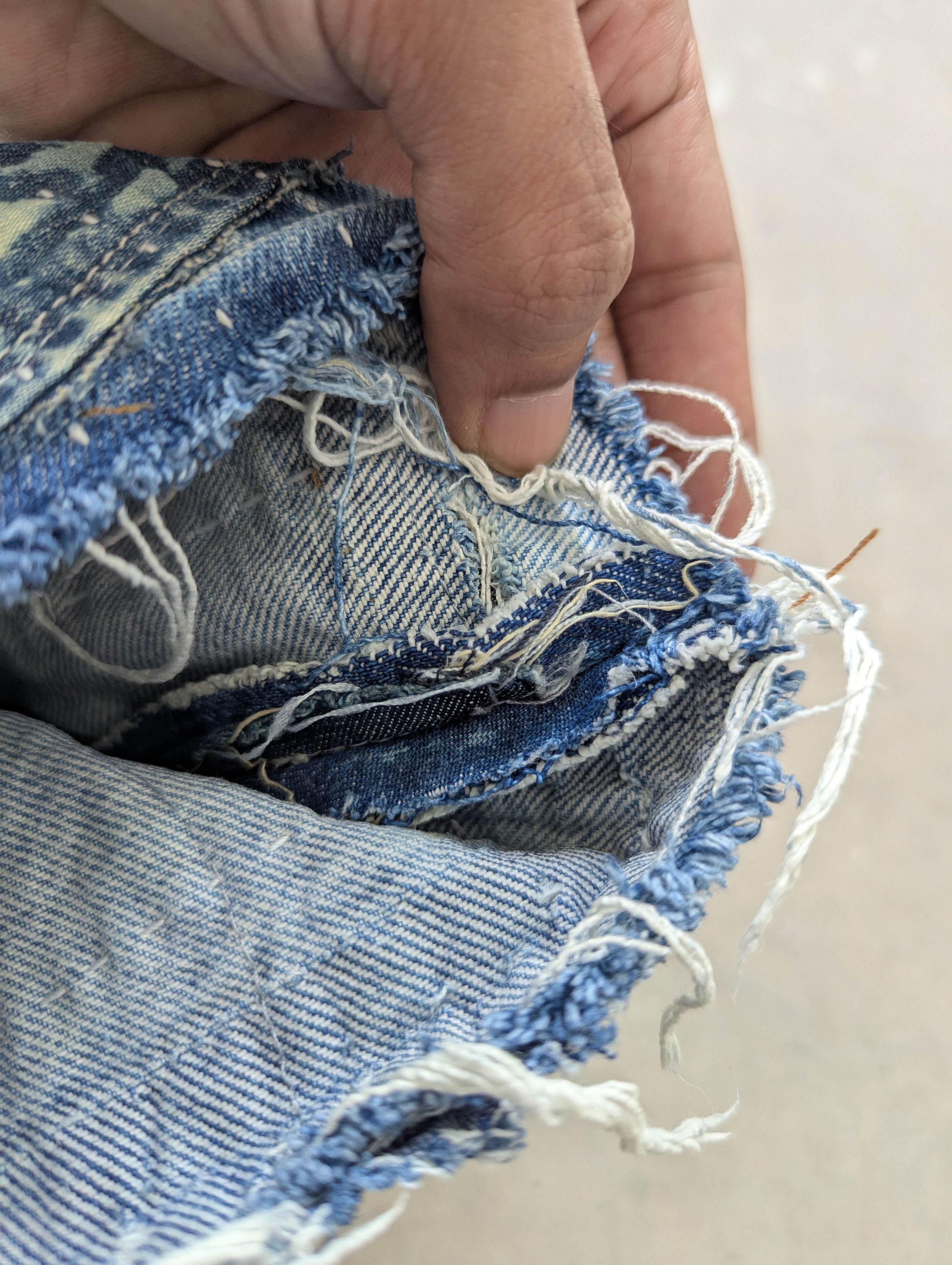 Carhartt × Vintage TODAY OFFER 💥 1/1 Carhartt Reconstructed Denim Sashiko Boro Size US 36 / EU 52 - 14 Thumbnail