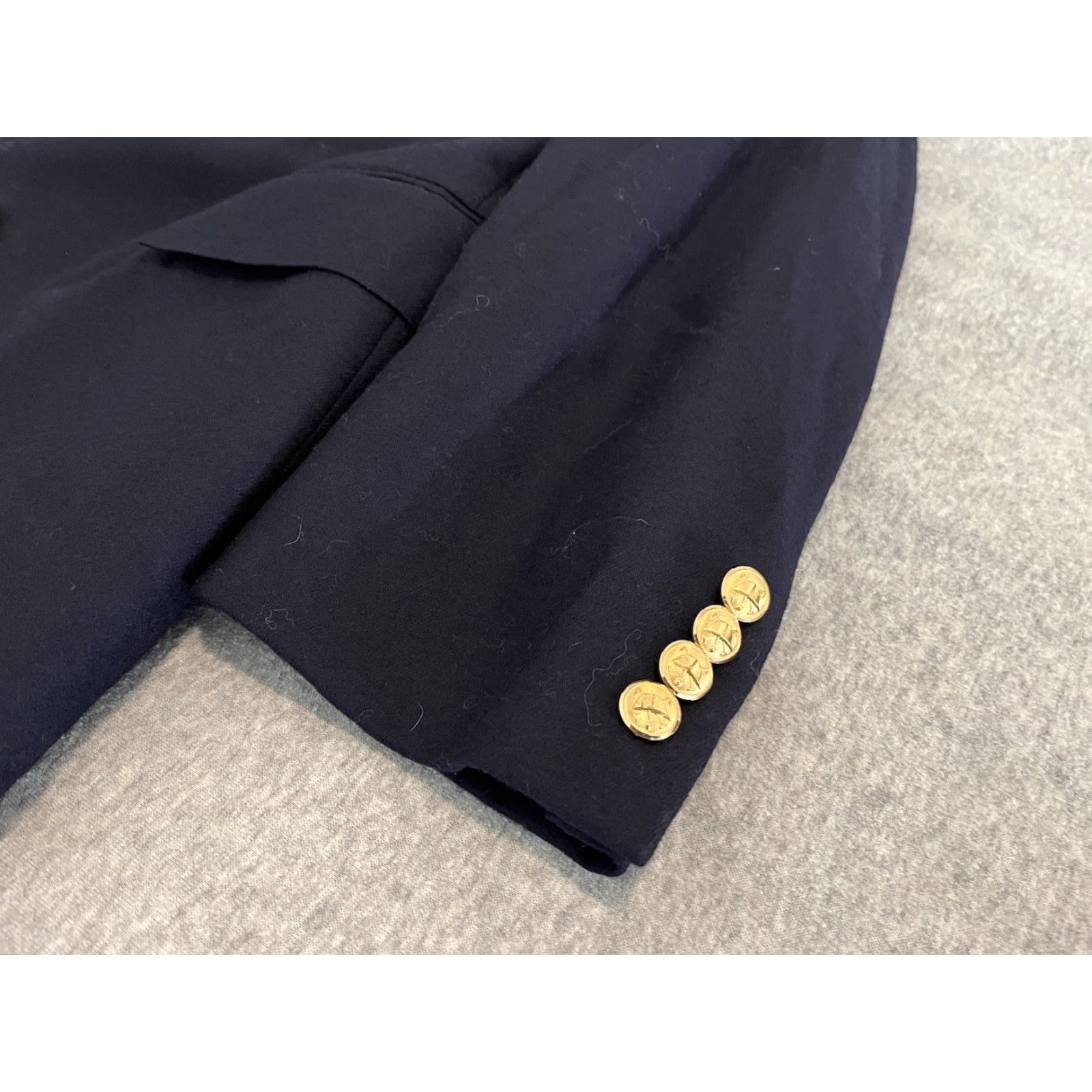 Polo Ralph Lauren Polo Ralph Lauren Blazer Sport Coat Jacket Mens 42R Navy Wool Gold Buttons Size US XL / EU 56 / 4 - 6 Thumbnail