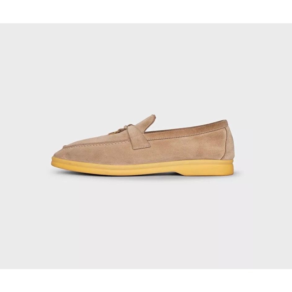 Loro Piana Loro Piana Summer Charms Walk Beige Suede Loafers Sz. 40 Size US 10 / IT 40 - 1 Thumbnail