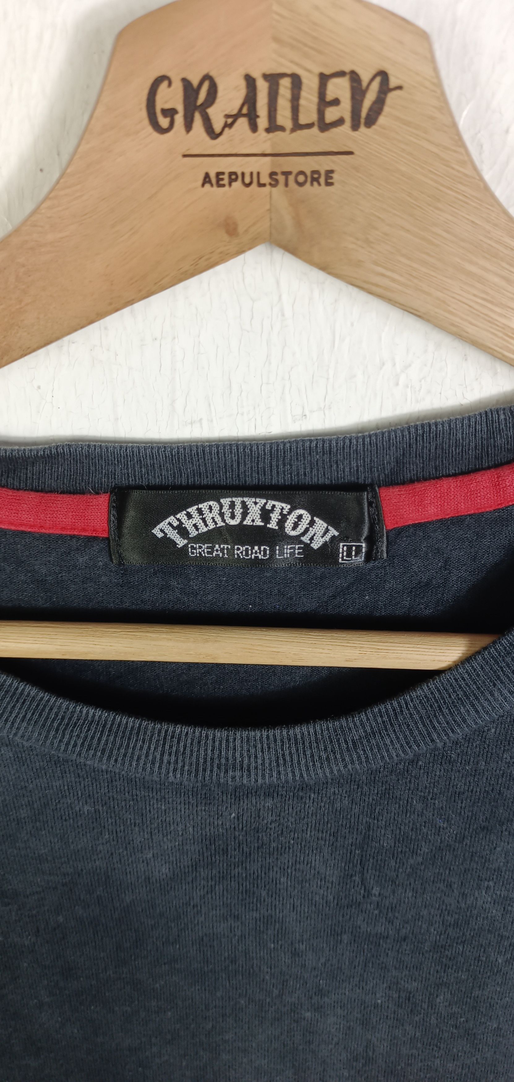 Japanese Brand Thruxton Mass Of Iron Astride Long Sleeve Size US M / EU 48-50 / 2 - 8 Thumbnail