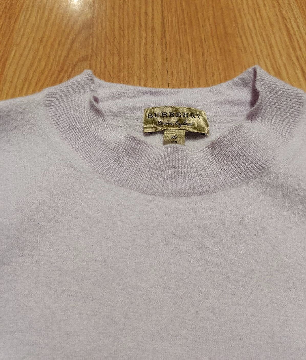 Burberry BURBERRY Merino Wool Light Purple Sweater XS Size XS / US 0-2 / IT 36-38 - 7 Thumbnail