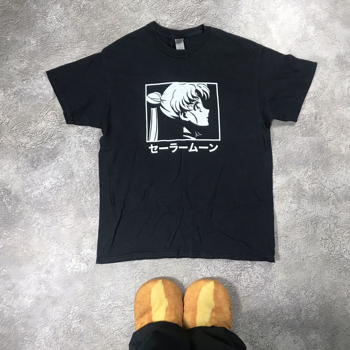 Vintage Vintage Y2K Anime Graphic Tee Japanese Streetwear Black L Size US L / EU 52-54 / 3 - 1 Thumbnail
