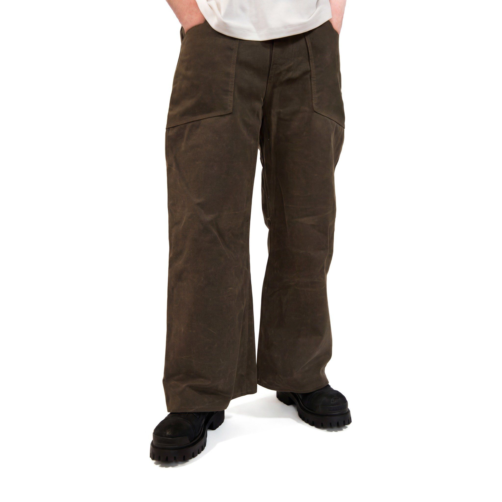 Vintage Waxed Military Pants Size US 32 / EU 48 - 5 Thumbnail