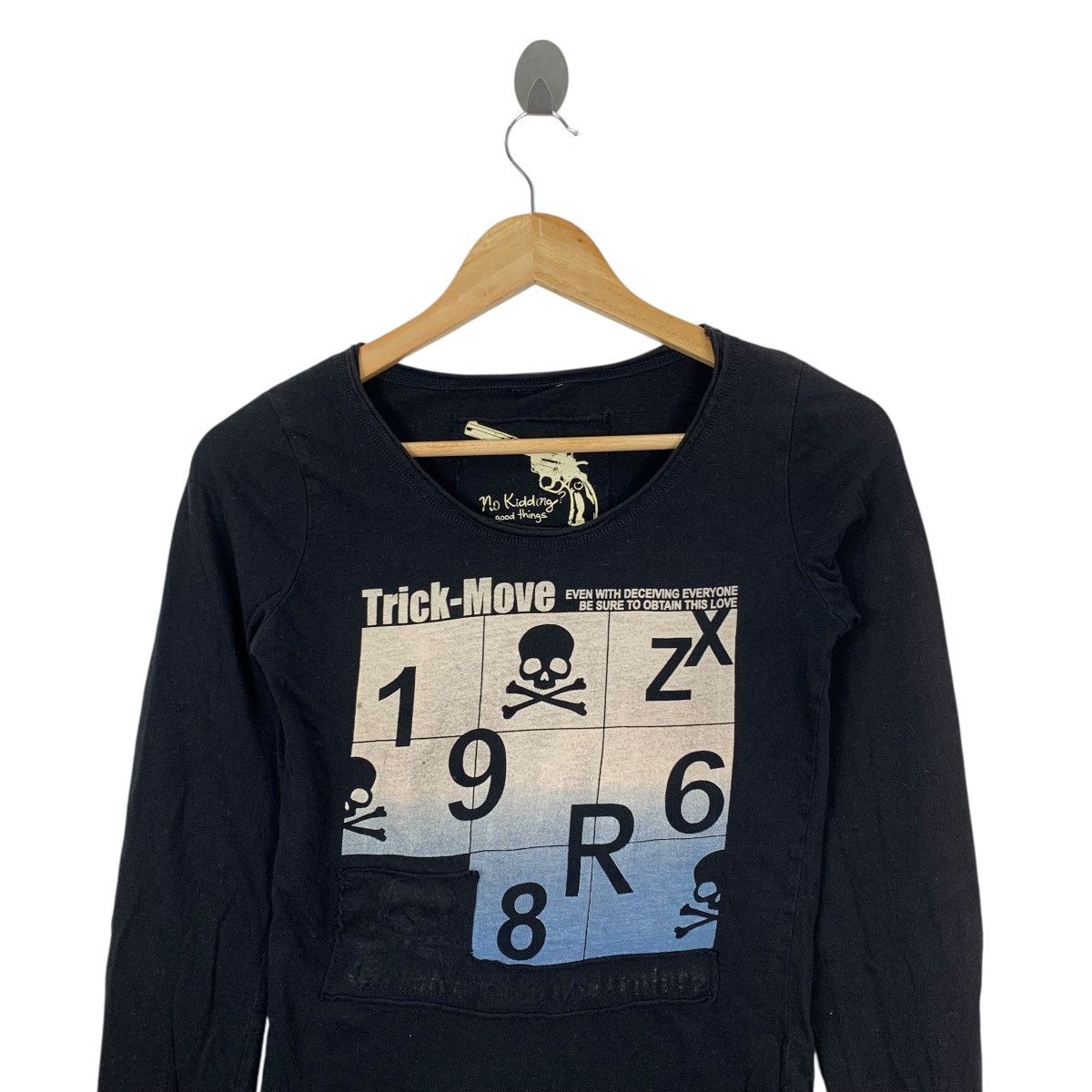 Japanese Brand NO KIDDING Good Things Skull Japanese Brand Punk Shirt Size XS / US 0-2 / IT 36-38 - 2 Thumbnail