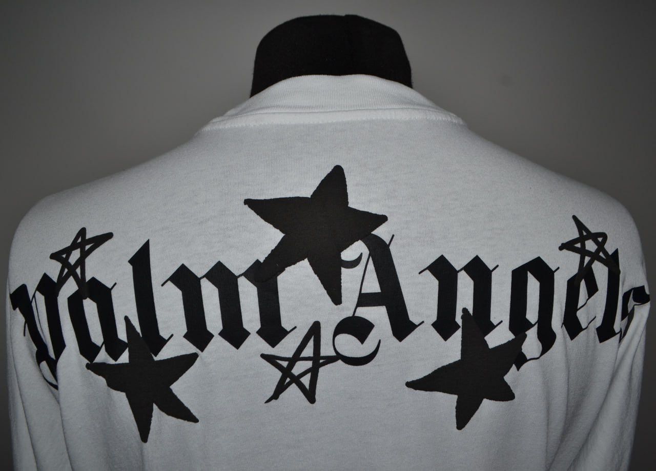 Palm Angels PALM ANGELS SHOOTING STARS LONG SLEEVE SHIRT SIZE XS Size US XS / EU 42 / 0 - 6 Thumbnail