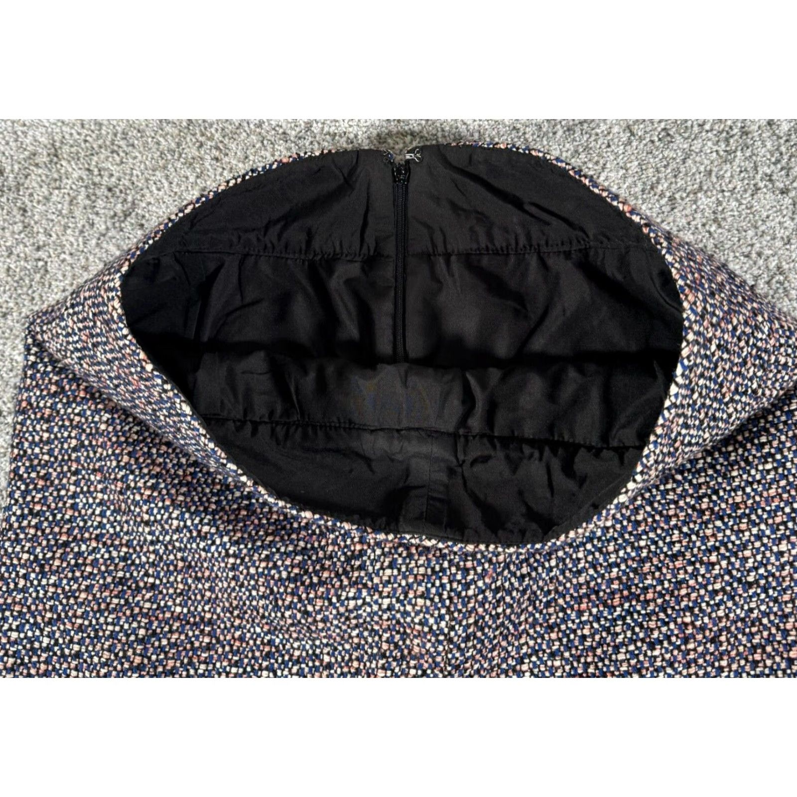 Loft Loft Mini Skirt Size 6 Bouclé Tweed Chic Office Workwear Classic Size 28" / US 6 / IT 42 - 6 Thumbnail