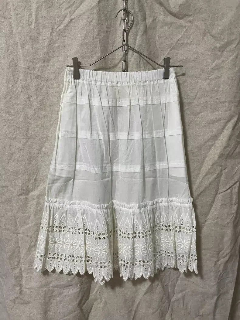 Comme des Garcons Comme Des Garcons size XS Antique lace European vintage te Size 22" - 2 Thumbnail