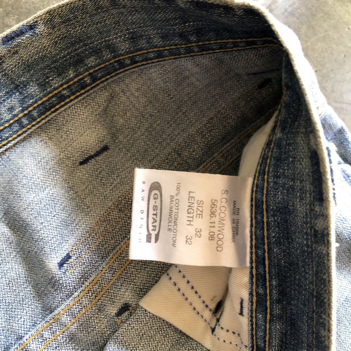 G-Star Vintage G-Star Raw Flare double Knee L Style 🍒 Size US 34 / EU 50 - 7 Thumbnail