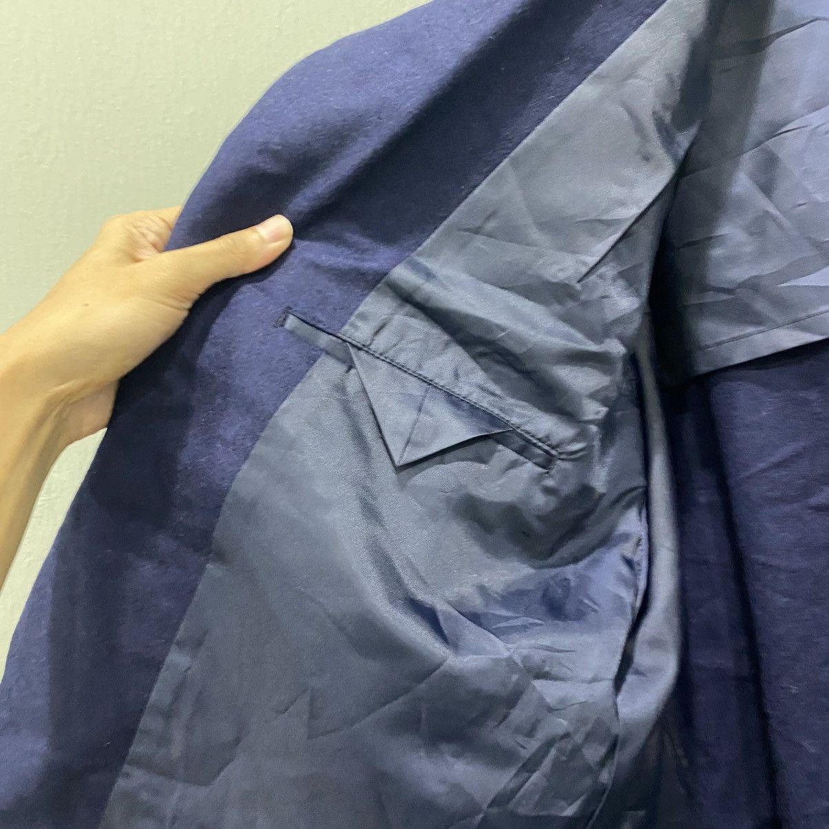 Yves Saint Laurent Vintage Yves Saint Laurent Double Breasted Blazer Jacket Size 40L - 11 Thumbnail