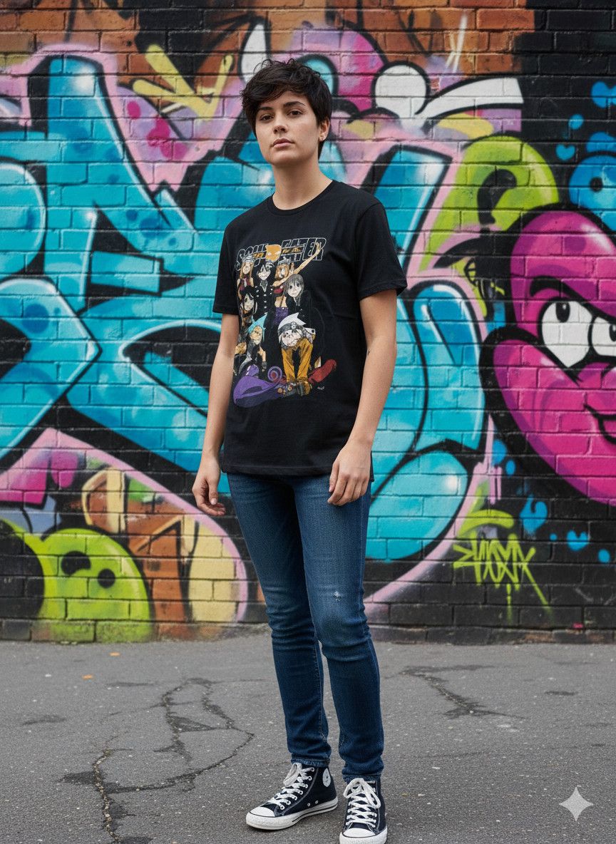 Anime Rare Soul Eater anime shirt Size US M / EU 48-50 / 2 - 1 Thumbnail