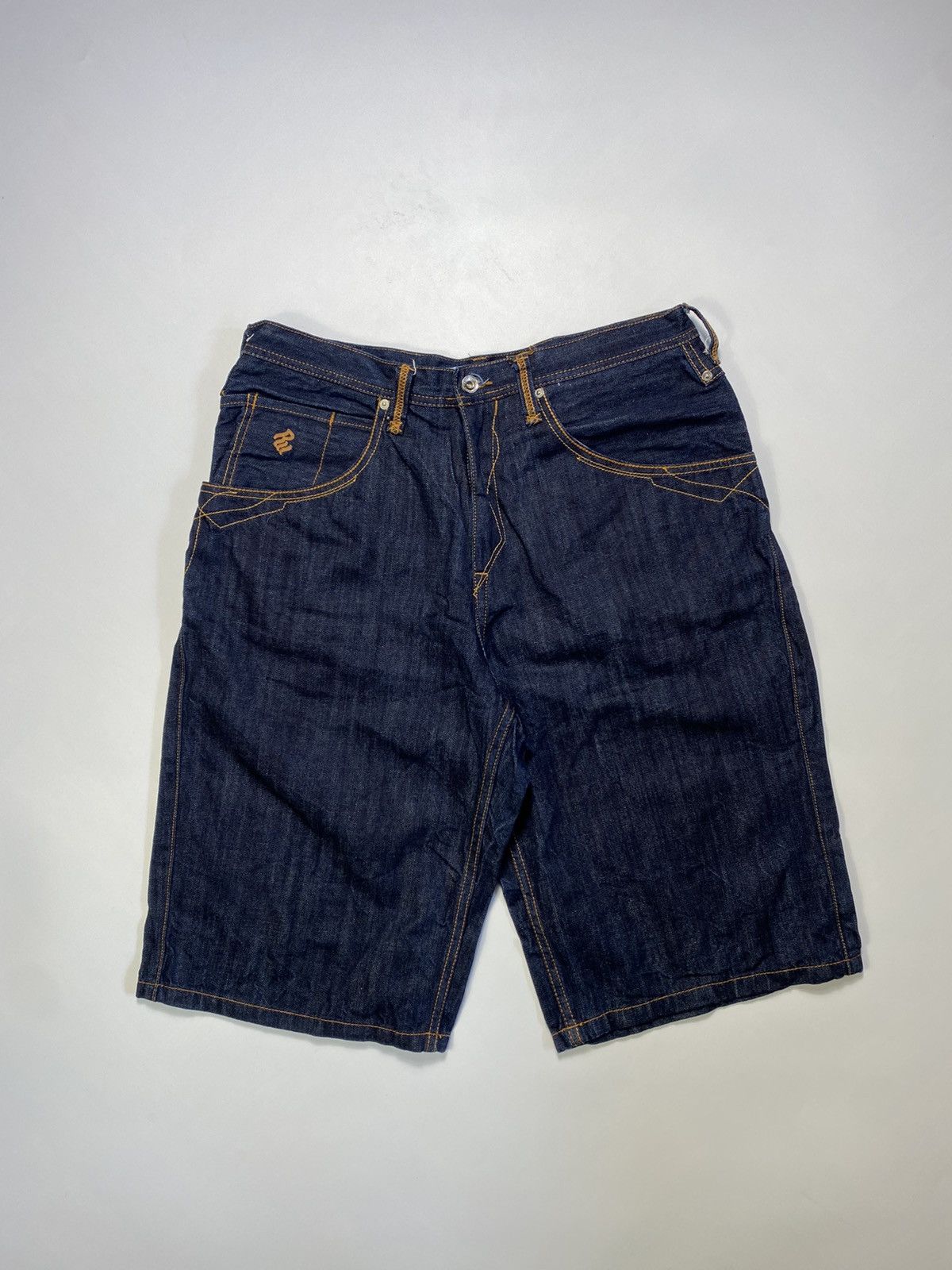 Rocawear Vintage Rocawear Baggy Denim y2k Rap Shorts Size 32 Size US 36 / EU 52 - 6 Thumbnail