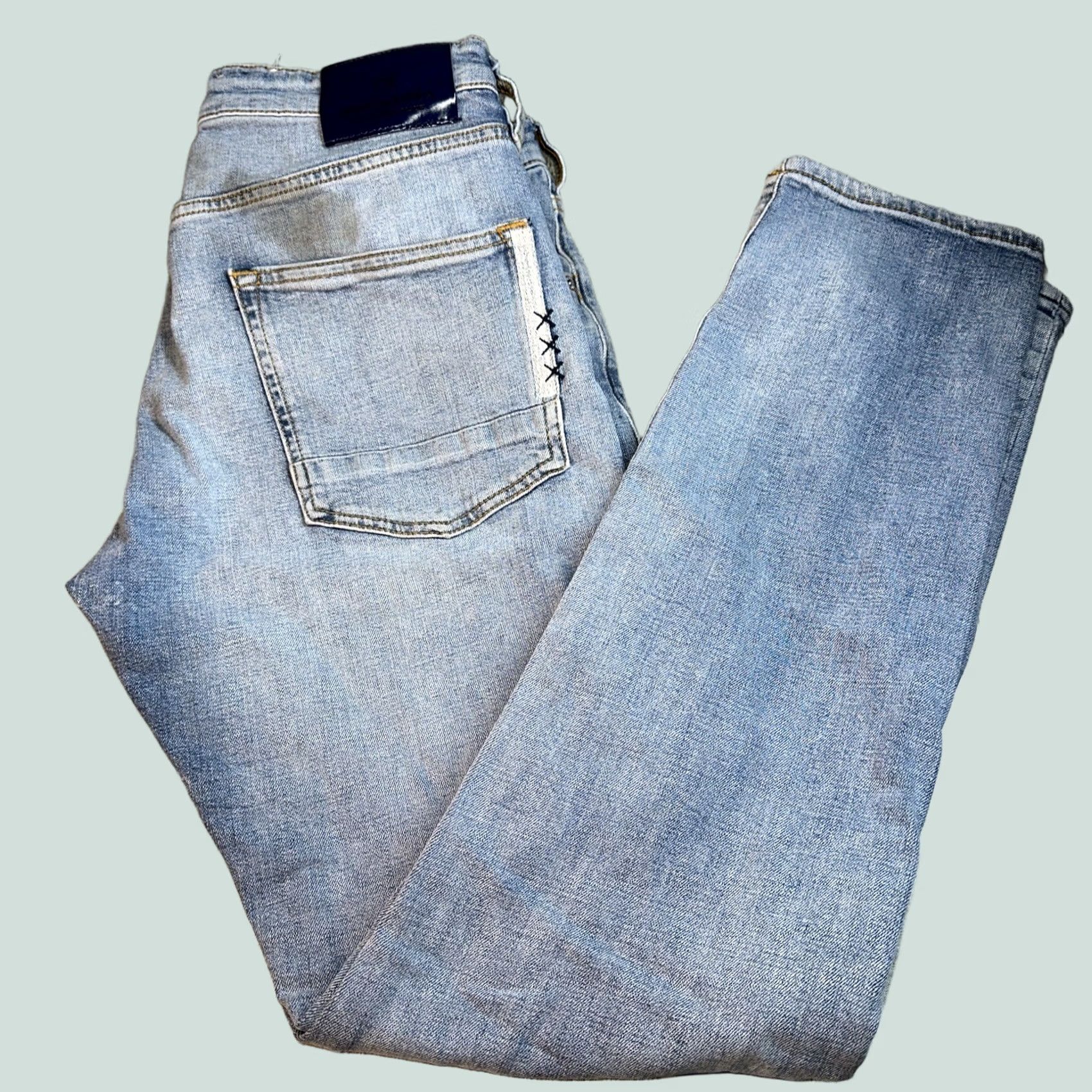 Scotch & Soda Scotch & Soda Jeans Regular Slim 32x32 Men Denim Cotton Blue Slimming Skinny Inseam 32 Size US 30 / EU 46 - 1 Thumbnail