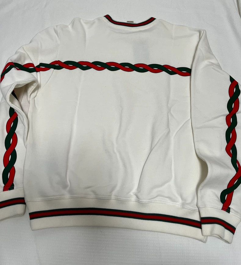 Gucci Gucci White round-neck sweatshirt 2502-Nextarrow Size US S / EU 44-46 / 1 - 8 Thumbnail