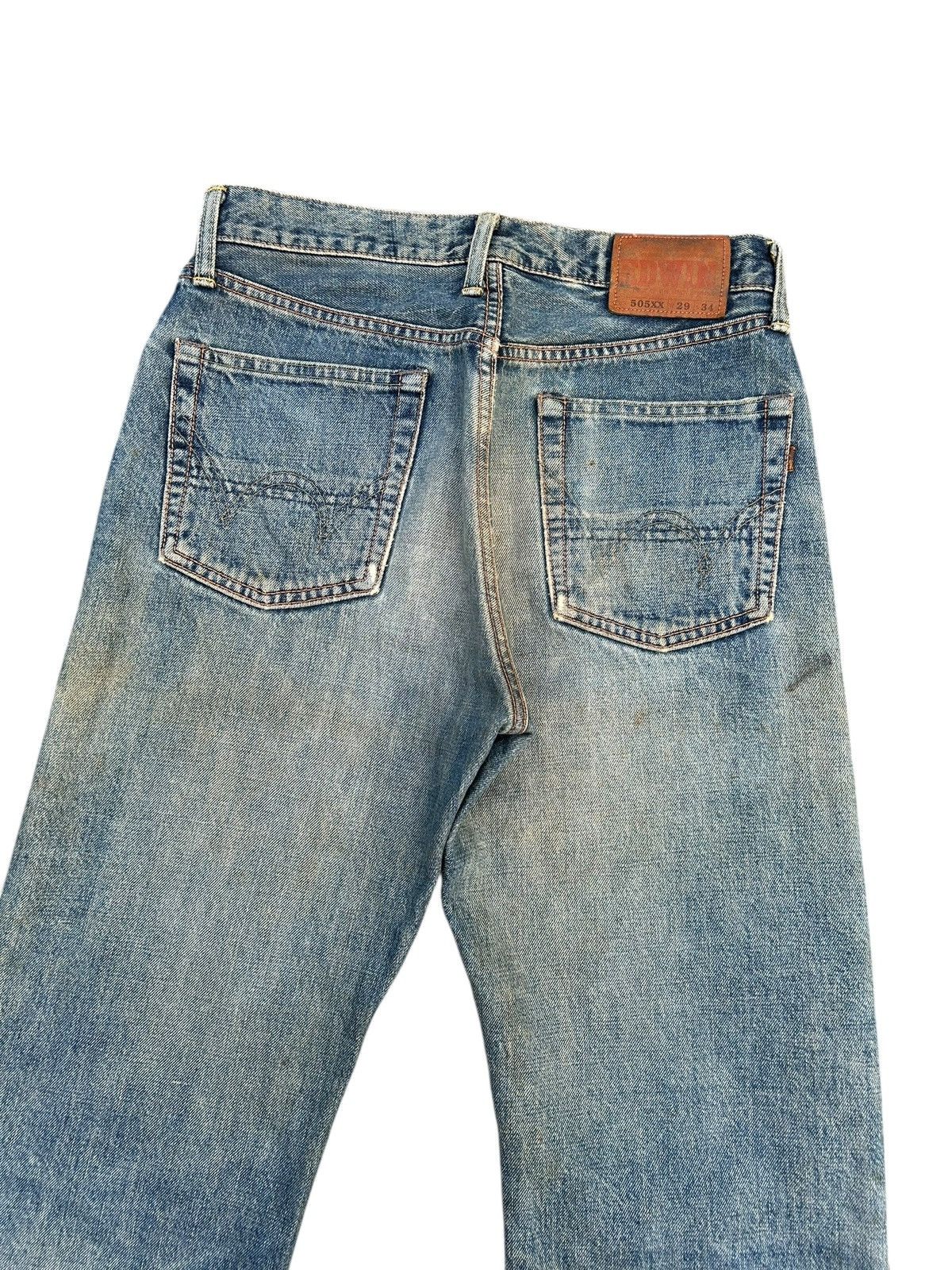 Kapital Thrashed Vintage Edwin 505XX Selvedge Distressed Denim Jeans Size US 29 - 9 Thumbnail