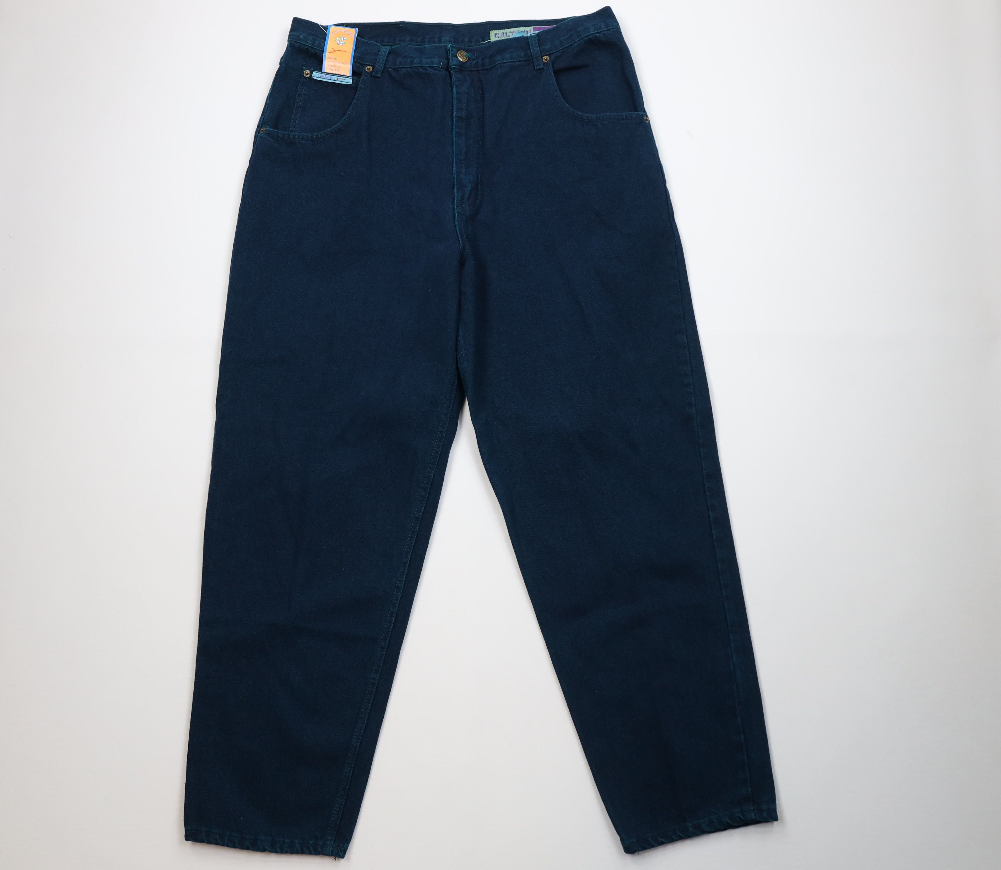 Vintage Deadstock Vintage 90s Streetwear Overdye Skateboard Jeans Size US 40 / EU 56 - 1 Thumbnail