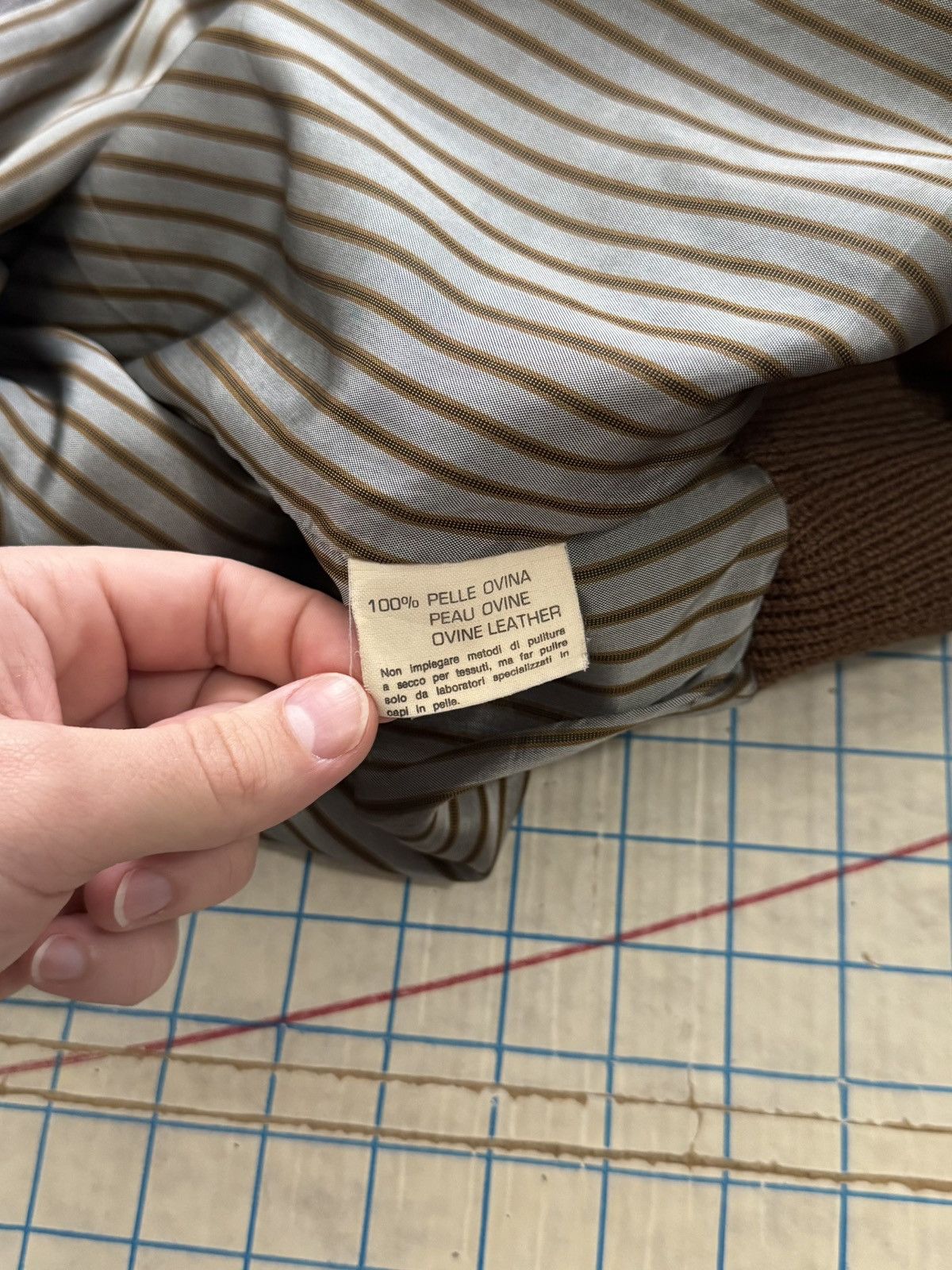 Designer × Lanvin × Vintage Vintage Lanvin Boutique Ovine Leather Shawl Collar Cardigan Size US XL / EU 56 / 4 - 10 Thumbnail