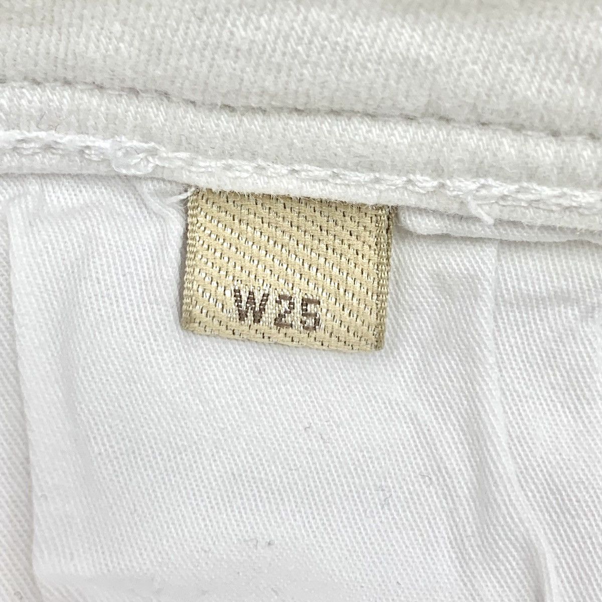 Burberry Burberry White Cotton Casual Denim Pants K26WX Size 25" / US 0 / IT 36 - 8 Thumbnail