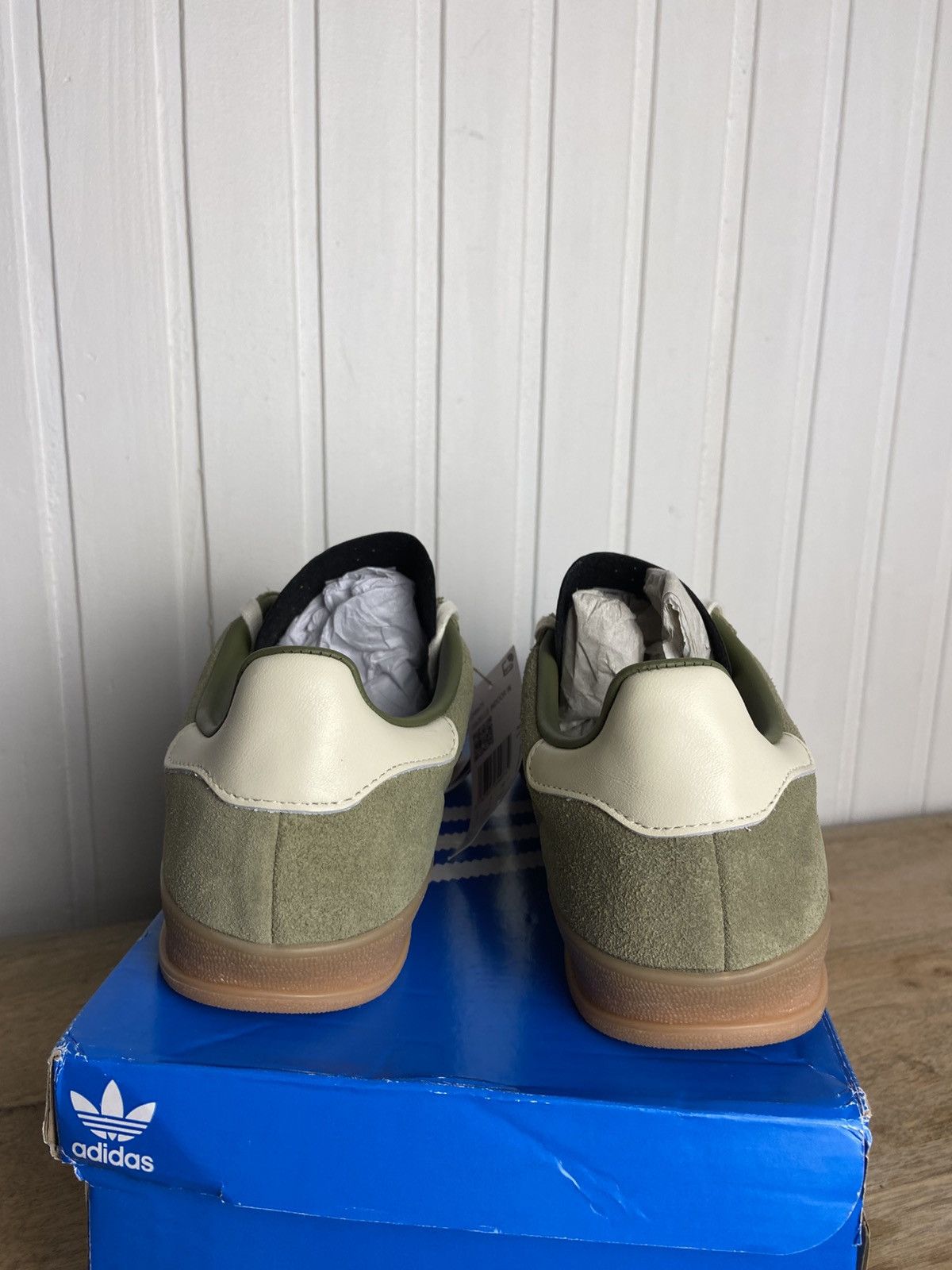 Adidas New adidas Gazelle Indoor "Focus Olive" rare size 7,5US Size US 7.5 / IT 37.5 - 7 Thumbnail