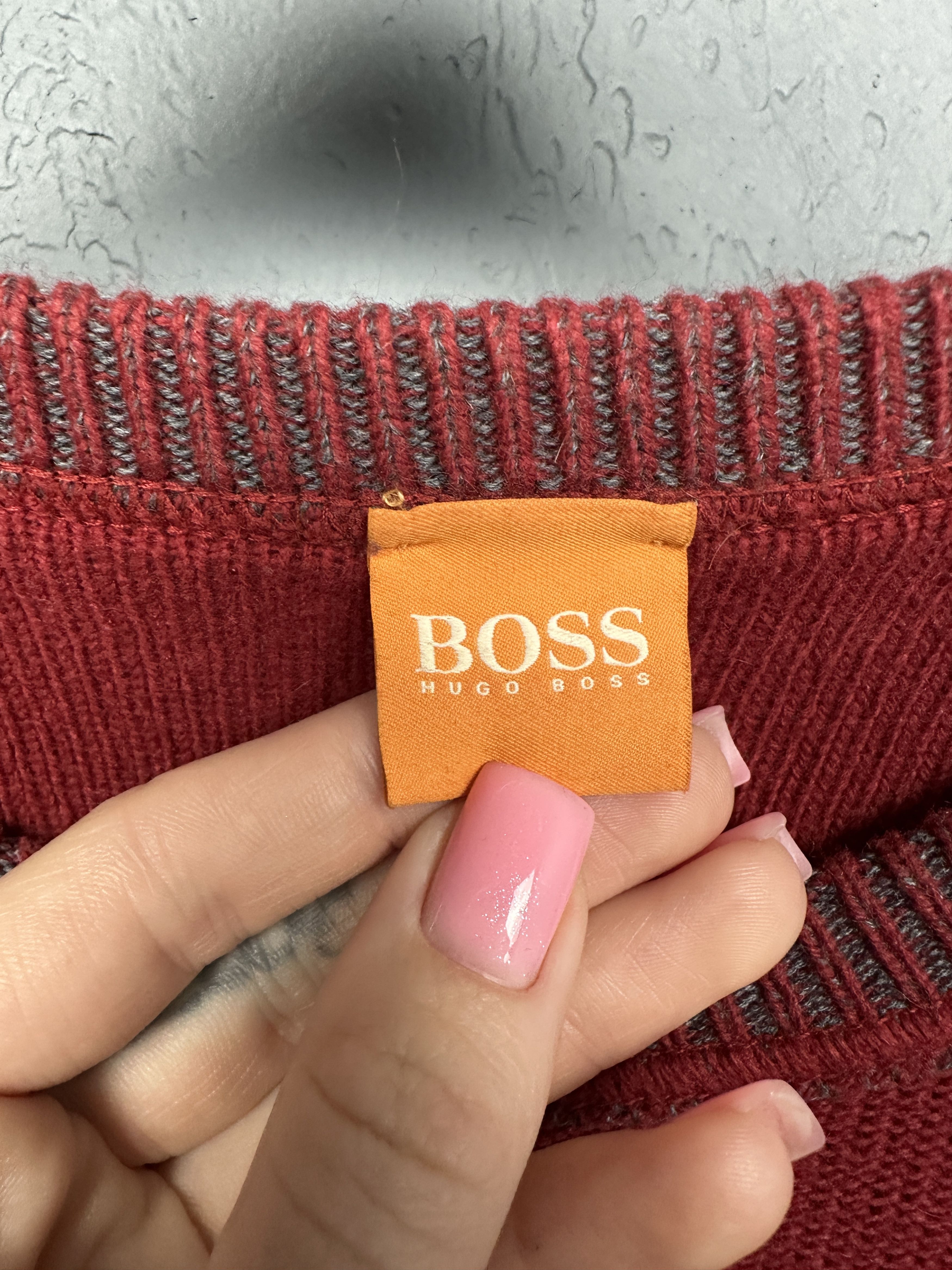 Hugo Boss Hugo Boss Vintage Mens Wool Crew Neck Sweater Size US M / EU 48-50 / 2 - 4 Thumbnail