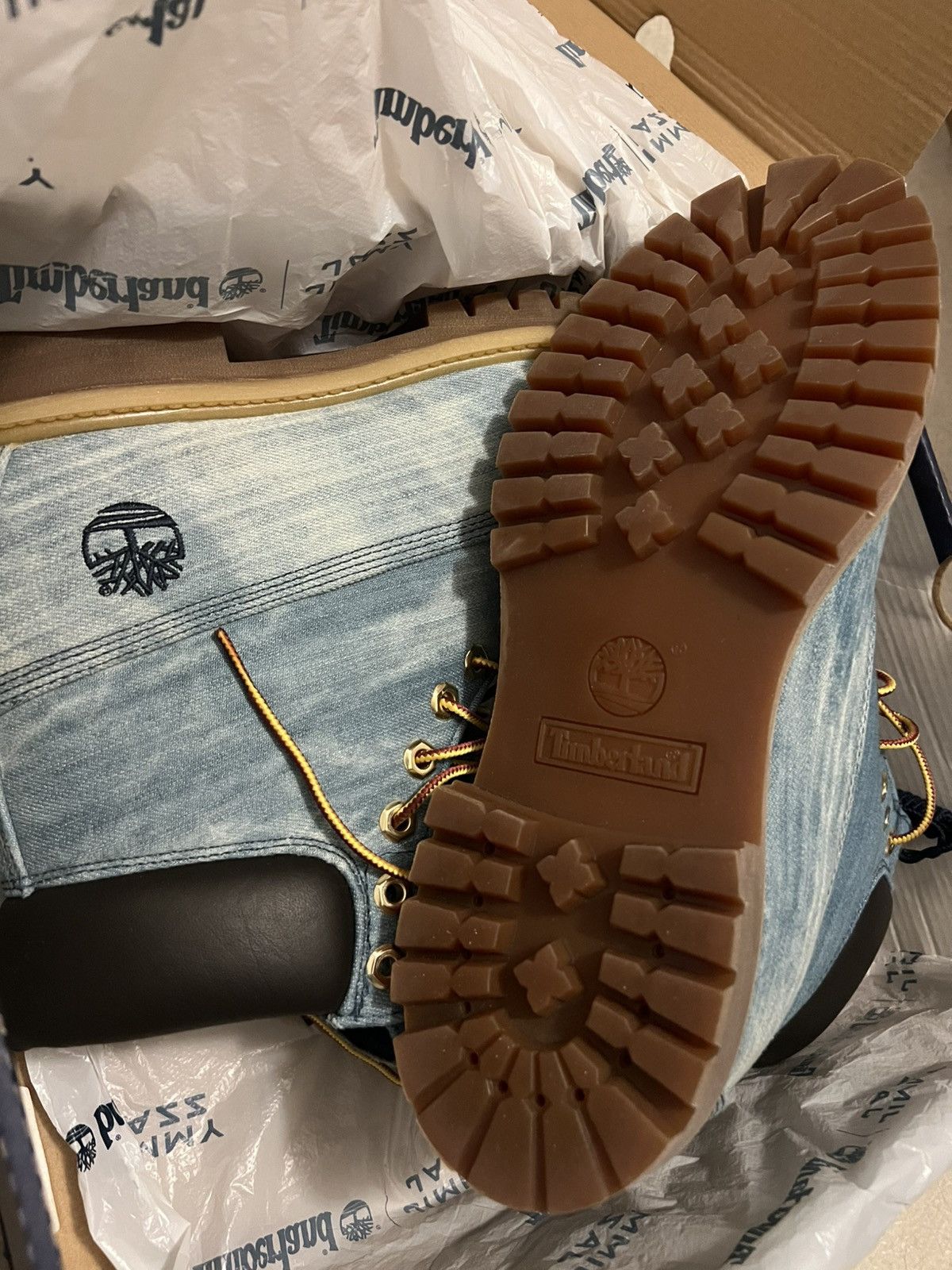 Timberland Timberland 6” Jimmy Jazz 21 Savage Denim US Men's Size 9.5 Size US 9.5 / EU 42-43 - 3 Thumbnail