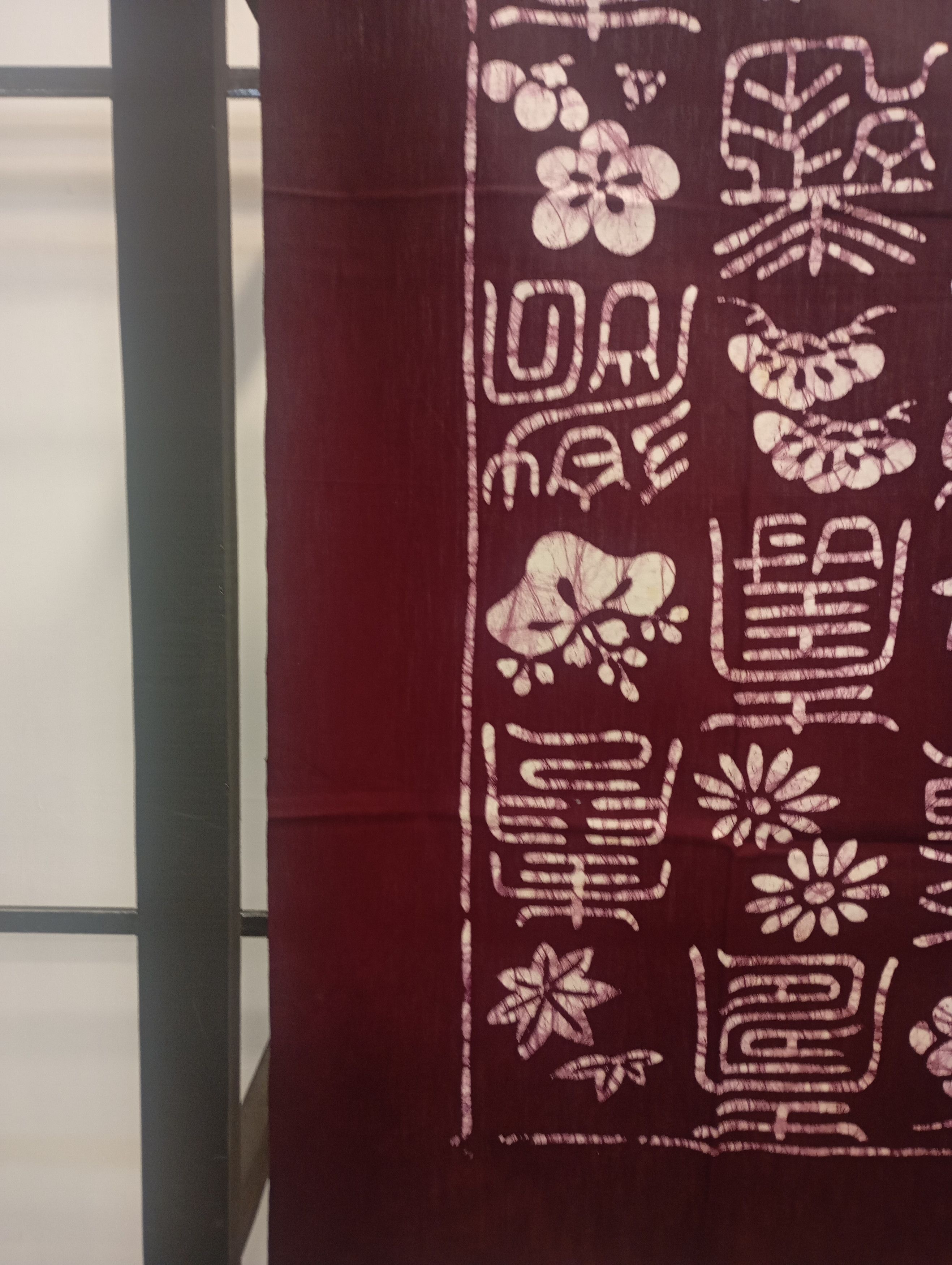 Japanese Brand Japanese Furoshiki Cotton Kanji Art Size ONE SIZE - 2 Thumbnail
