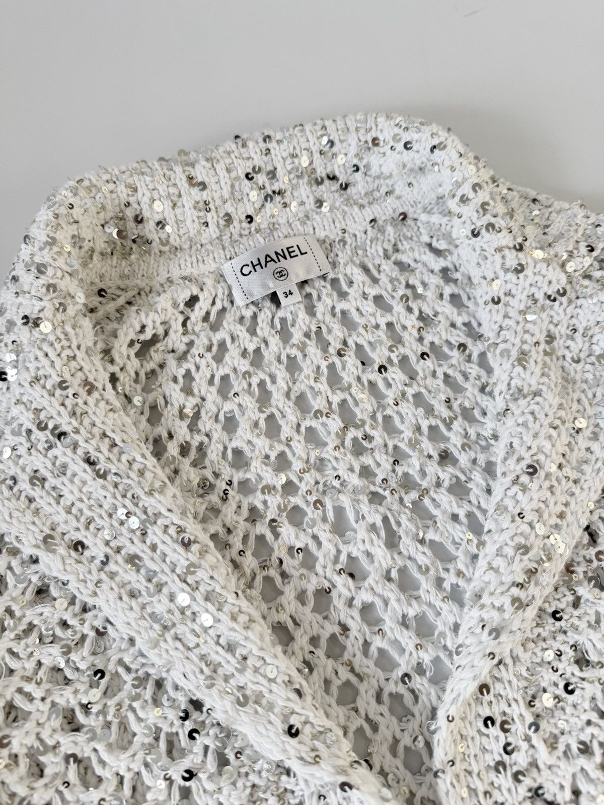 Chanel Chanel Cotton Cardigan 2023 Collection Size XXS / US 00 / IT 34 - 8 Thumbnail