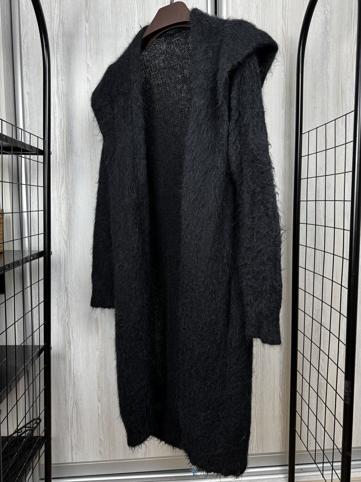 Allsaints AllSaints Milano Alpaca Blend Cardigan Black Long Size XS / US 0-2 / IT 36-38 - 6 Thumbnail