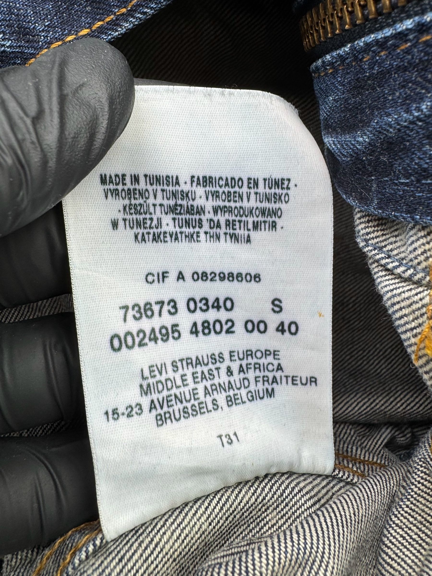 Japanese Brand Levi’s Vintage Cropped Denim Jacket W64(V9) Size S / US 4 / IT 40 - 5 Thumbnail