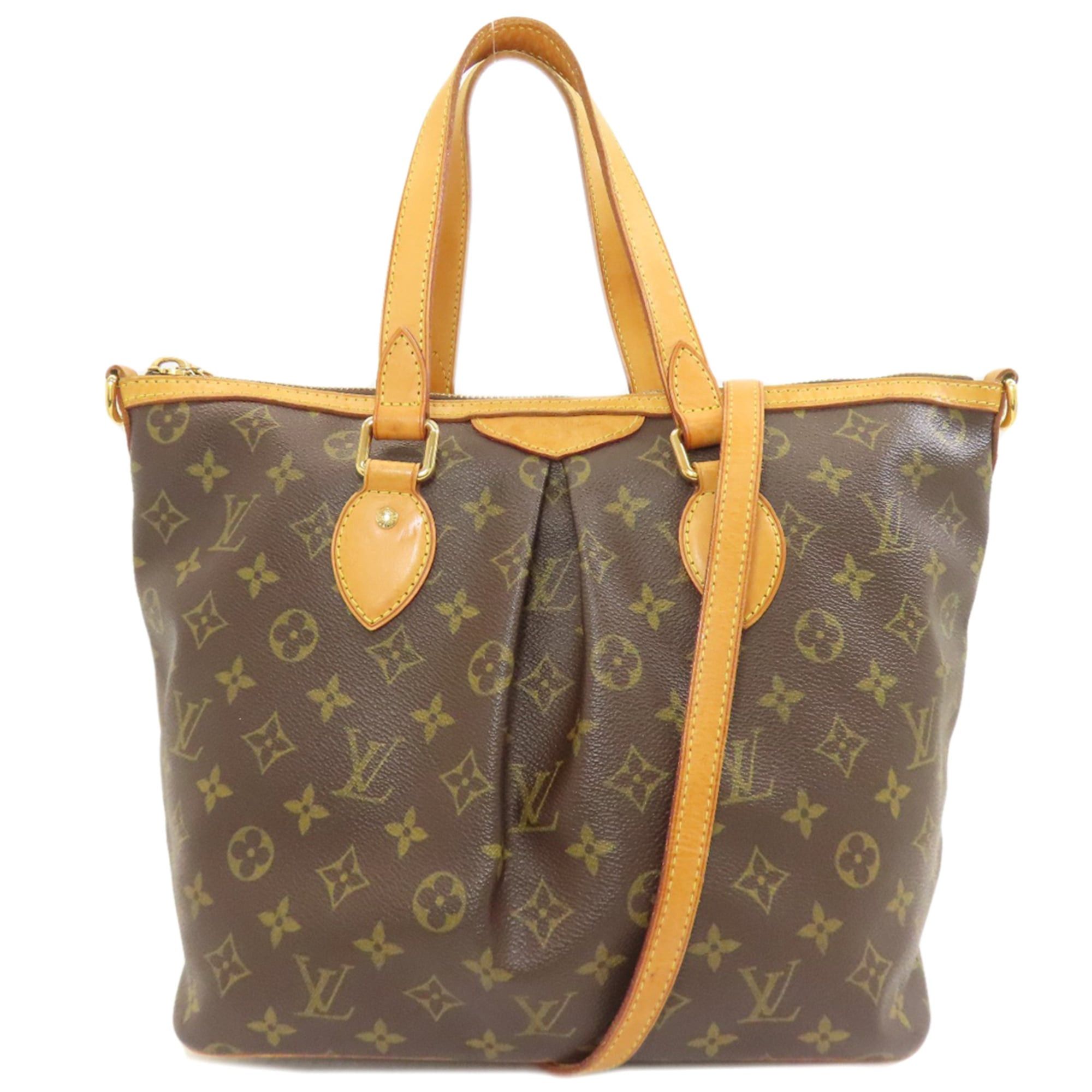 Louis Vuitton Louis Vuitton M40145 Palermo PM Tote Bag, Monogram Canvas, Women's LOUIS VUITTON Size ONE SIZE - 1 Thumbnail