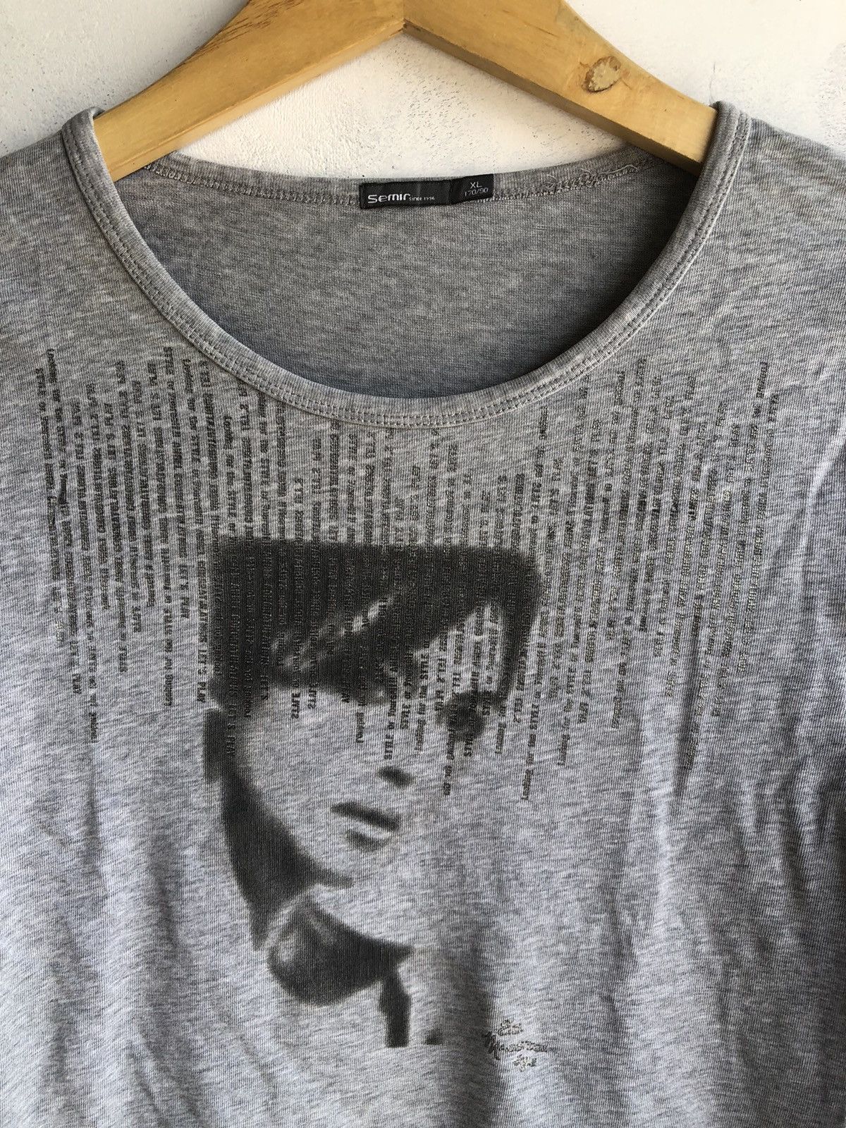 If Six Was Nine Japanese Gothic Poem Semir LongSleeve Hysteric Style Size US XL / EU 56 / 4 - 4 Thumbnail