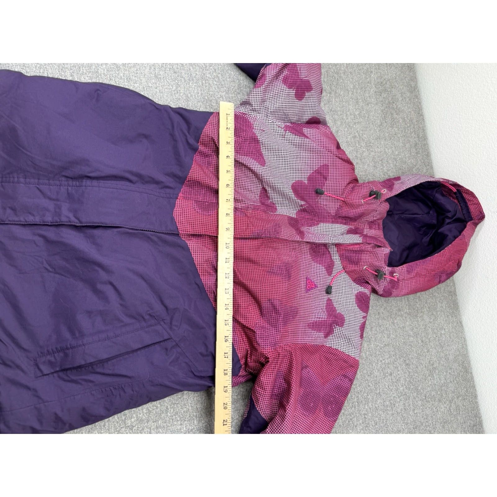Nike Nike ACG Jacket Women Medium Ski Storm Parka Pink Purple Nylon Coat Mid-Length Zip Size M / US 6-8 / IT 42-44 - 5 Thumbnail