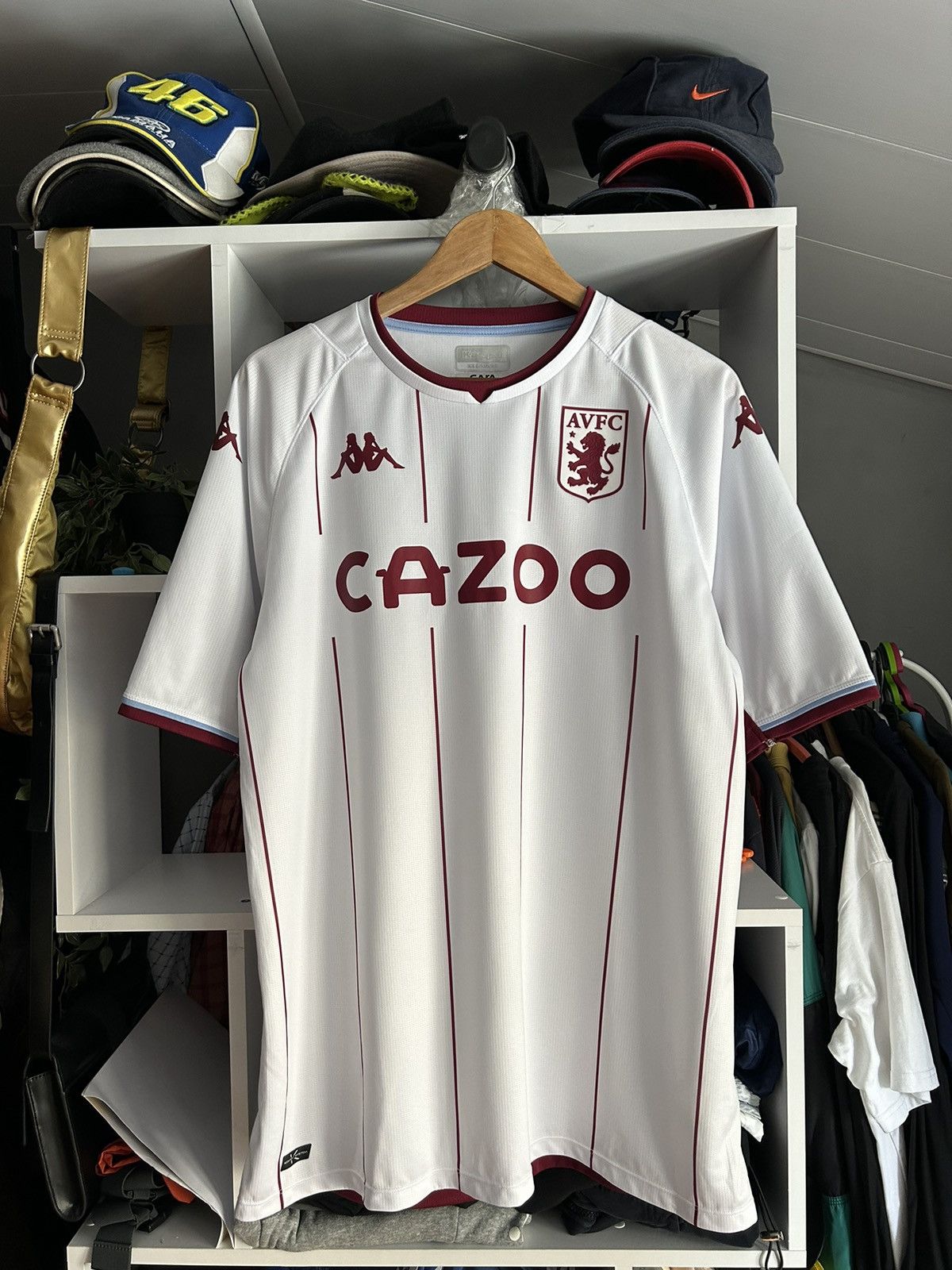 Kappa FC Aston Villa 2021/2022 Away Football Soccer Jersey Size US XXL / EU 58 / 5 - 1 Thumbnail