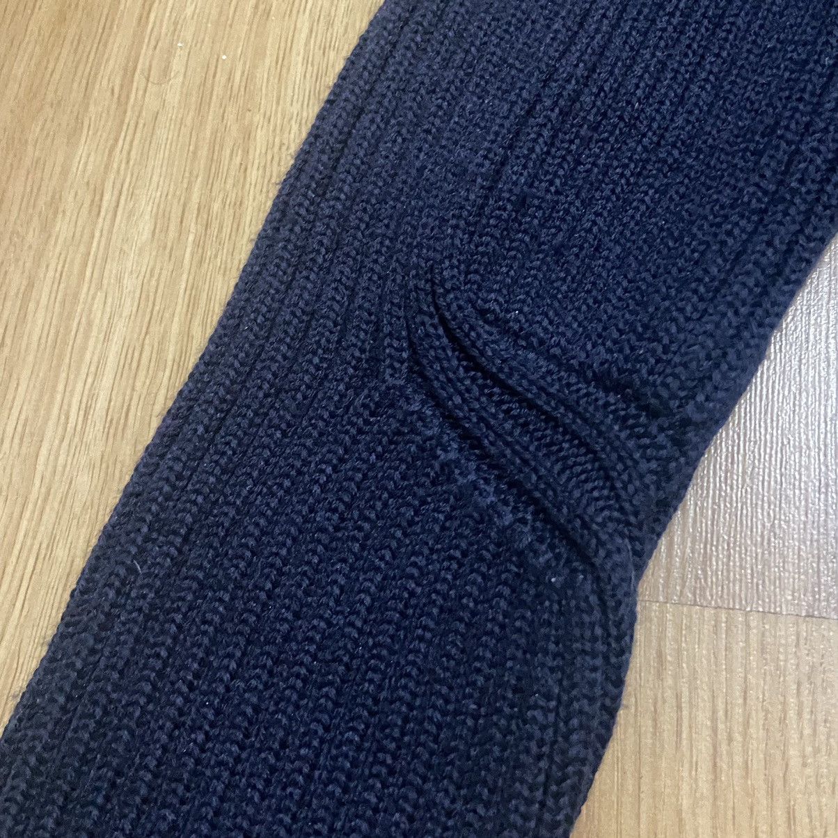 Prada RARE Prada Vintage Archive Hard Knit Navy Sweater High Neck Size US L / EU 52-54 / 3 - 3 Thumbnail