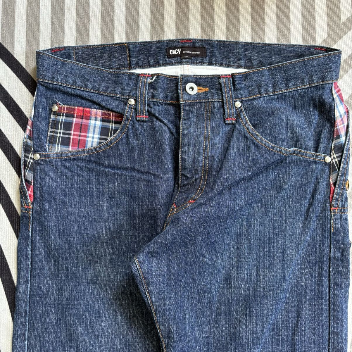 Japanese Brand × Vintage Vintage CNCV Concave Attempt Japanese Denim Jeans Size US 31 - 8 Thumbnail