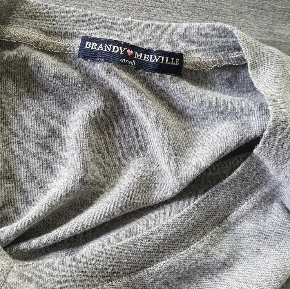 Designer Grey Melville Vneck Short Sleeve Size ONE SIZE - 4 Thumbnail