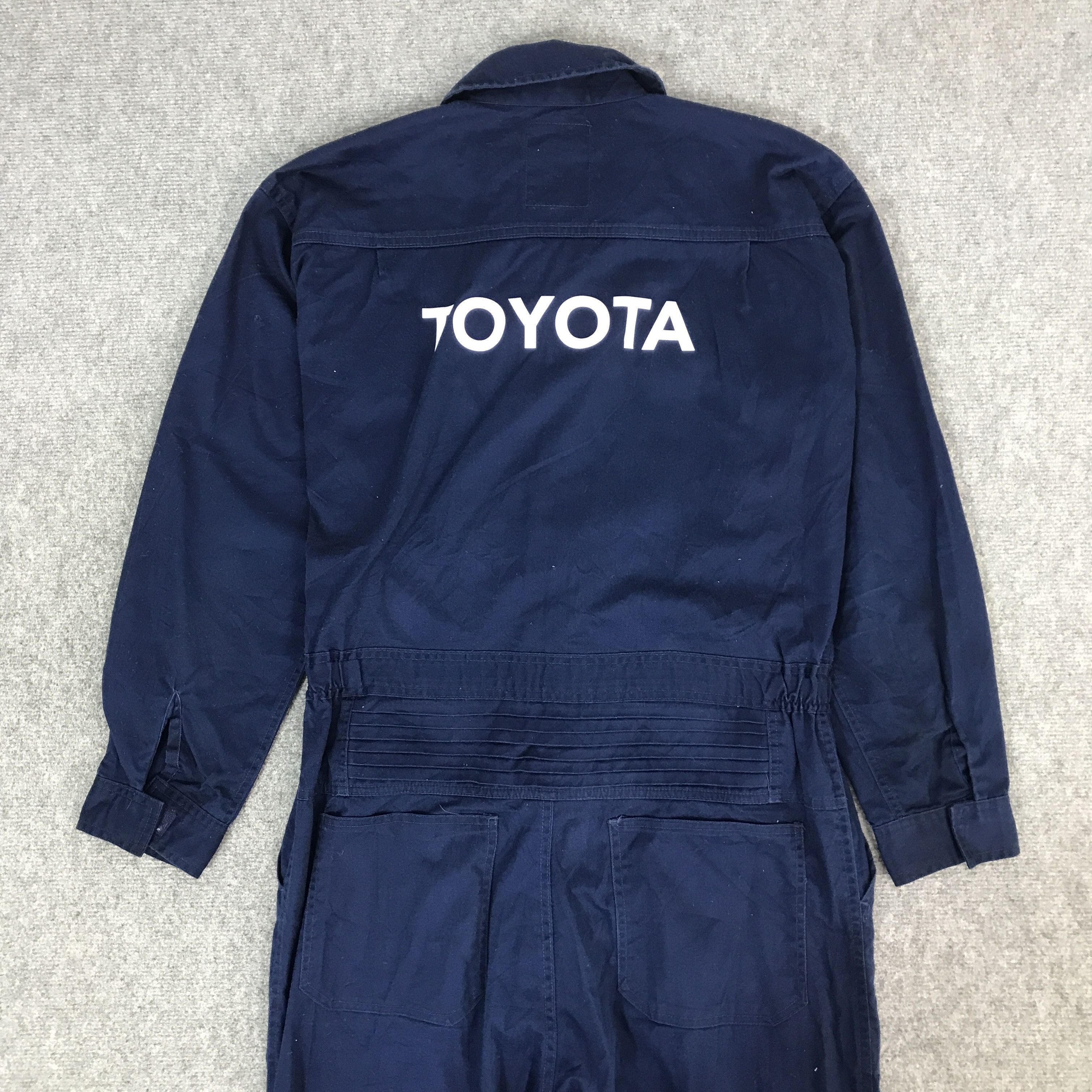 Japanese Brand VTG TOYOTA RACING BLUE CUSTOM COVERALL Size US L / EU 52-54 / 3 - 5 Thumbnail