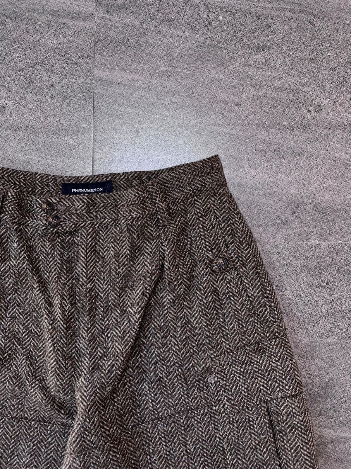 PHENOMENON AW 2012 Herringbone Shorts Pants - 29” Size US 29 - 3 Thumbnail