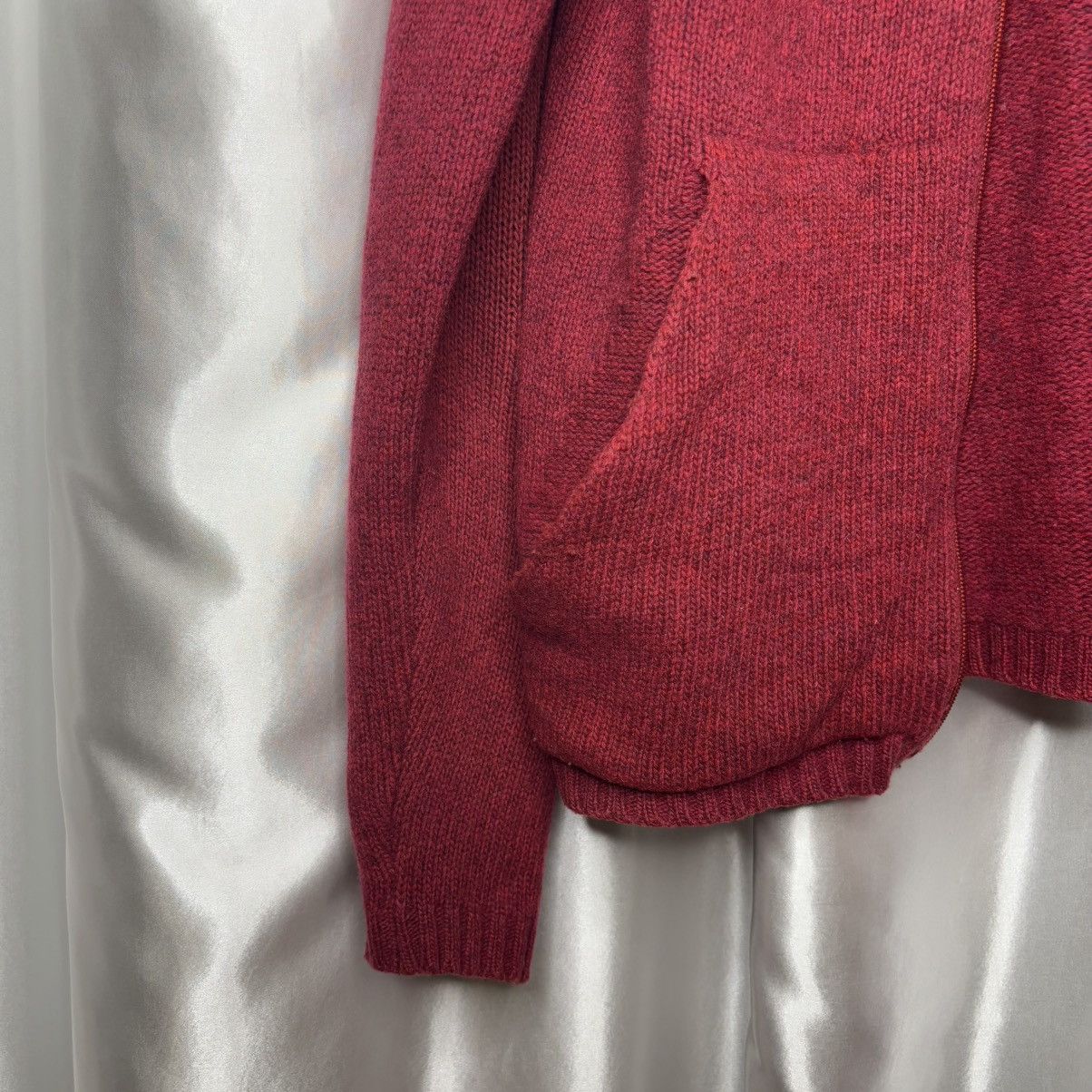 Dolce & Gabbana × Vintage vintage d&g sweater zip woolen burgundy Dolce & Gabbana Size M / US 6-8 / IT 42-44 - 17 Thumbnail