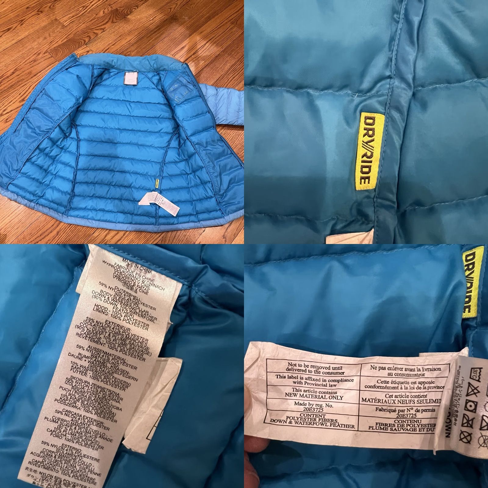 Burton Burton AK Quilted Dryride Down Jacket Women M Blue Puffer Coat Ski Regular Size Medium Winter Fall Spring Insulated Water Resistant Zip Logo Size M / US 6-8 / IT 42-44 - 8 Thumbnail