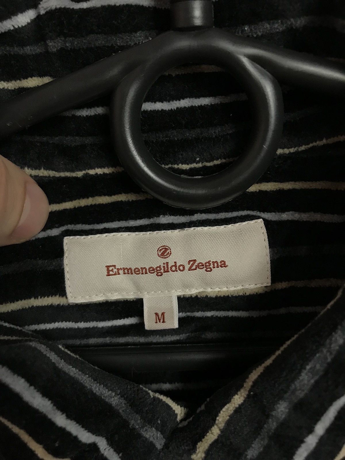 Ermenegildo Zegna Ermenegildo Zegna luxury vintage polo longsleeve Size US L / EU 52-54 / 3 - 3 Thumbnail